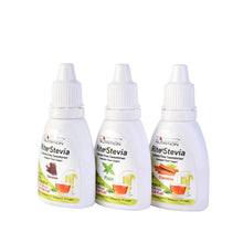 Load image into Gallery viewer, Rite Stevia Liquid Drops Multi-Flavor Combo Pack A : Chocolate, Cinnamon & Plain