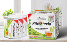Load image into Gallery viewer, Rite Stevia Tablets in Dispenser 100 Count x 3
