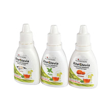 Load image into Gallery viewer, Rite Stevia Liquid Drops Multi-Flavor Combo Pack B : Vanilla, Caramel &amp; Plain
