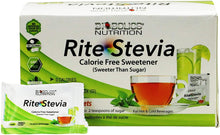 Load image into Gallery viewer, Rite Stevia Packets 100 Count 1g Sachets
