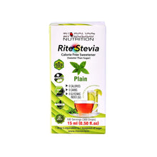 Load image into Gallery viewer, Rite Stevia Liquid Drops Sugar Substitute 0 Calorie Sweetener
