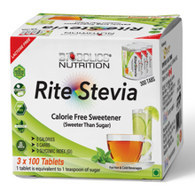 Load image into Gallery viewer, Rite Stevia Tablets in Dispenser 100 Count x 3
